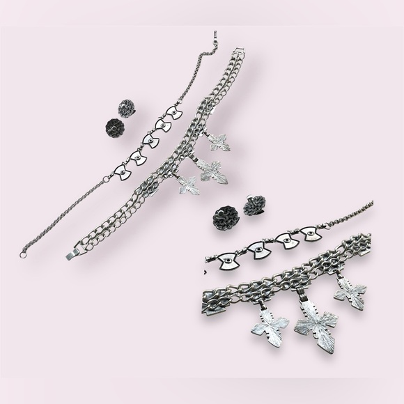 Retro Silver & Turquoise Jewelry Lot - Picture 7 of 9